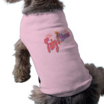 fairy princess with crown and fireworks pet clothing