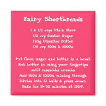 Fairy Shortbread Recipe Magnet colour
