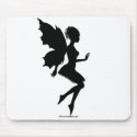 Fairy Silhouette Pose 29 mousepads