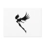 Fairy silhouette postcard