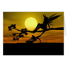 fairy Siluetts Note Card