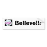 fairy skirt, Believe!!! bumper stickers
