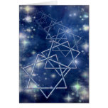 Fairy Star Septagram Greeting Card