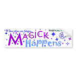 Fairy Sticker - magick happens... bumper stickers