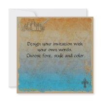Fairy Tale Castle Invitation Card