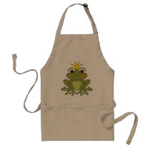 Fairy Tale Frog Prince with Crown Apron