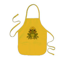 Fairy Tale Frog Prince with Crown Aprons