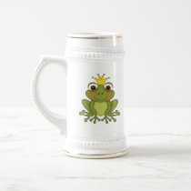 Fairy Tale Frog Prince with Crown Mug