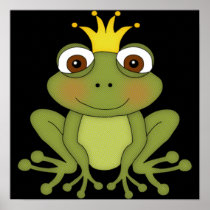 Fairy Tale Frog Prince with Crown