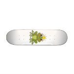 Fairy Tale Frog Prince with Crown skateboards