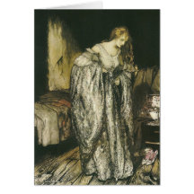 Fairy Tale Sparkle Dress by Arthur Rackham Card