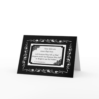 Fairy Tales Are... Greeting Card by CreatureCreations