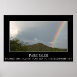 Fairy tales don't really have happy endings (L) posters