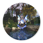 Fairy WaterGlitter Fridge Magnet