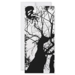 FAIRY WEBBY TREE B&W rack cards