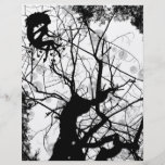 FAIRY WEBBY TREE BUBBLES B&W FLYER DESIGN