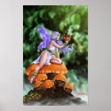 Fairy With Mushrooms posters