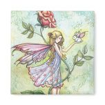 Fairy with Tiny Bunny Fairy Magnet