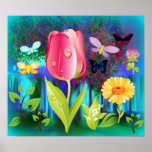 Fairyland Gardens Poster posters