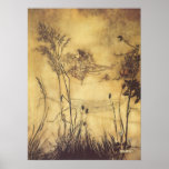 Fairy's Tightrope by Arthur Rackham Posters