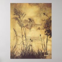 Fairy's Tightrope by Arthur Rackham Posters