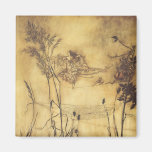Fairy's Tightrope by Arthur Rackham, Vintage Art Magnets