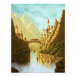 fairytale castles fantasy landscape  photo print
