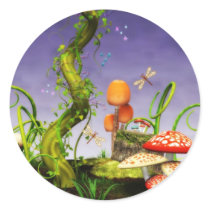 fairytale round stickers