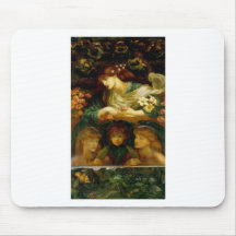 Fairytalesque -The_Blessed_Damozel Mouse Pads