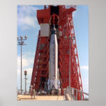 Faith 7 (Mercury Atlas 9) on the Launch Pad Print