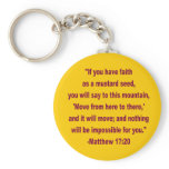Faith as a Mustard Seed keychains