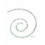 Faith as Small as a Mustard Seed t-shirts