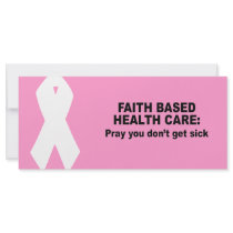 Faith Based Health Care - Pray you don't get sick