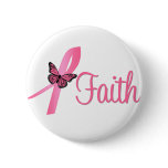 Faith Breast Cancer Awareness buttons
