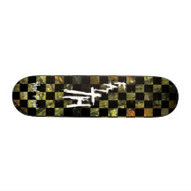 Faith Camo Chequered Skateboard
