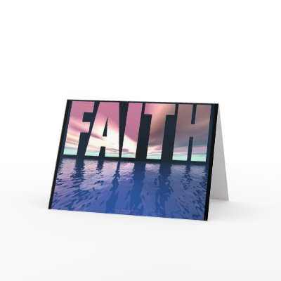 Faith Greeting Card by artispower