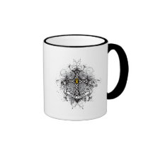 Faith Family Prayer Cross - Appendix Cancer Mugs