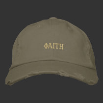 Faith Hat embroidered hats