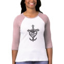 Faith Hope & Charity Filigree Emblem Raglan Shirt