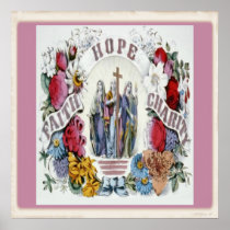 Faith Hope Charity Poster