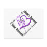 Faith Hope Love Butterfly - Alzheimers Disease Post Card