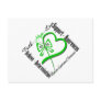 Faith Hope Love Butterfly - Tourette Syndrome Post Cards