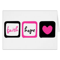 Faith Hope Love Heart 1 Corinthians 13:13 Greeting Card