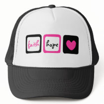 Faith Hope Love Heart 1 Corinthians 13:13 Hat