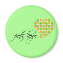Faith Hope Love Heart 1 Corinthians 13:13 Magnet