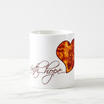 Faith Hope Love Heart 1 Corinthians 13:13 Coffee Mugs
