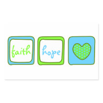 Faith Hope Love Heart 1 Corinthians 13:13 Sticker