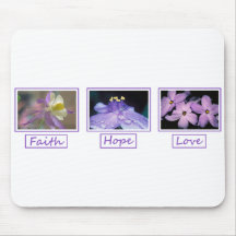 Faith Hope Love Mousepad