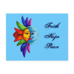 Faith Hope Peace Post Card