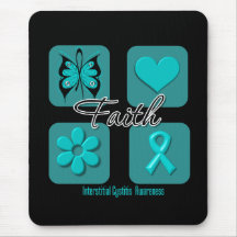 Faith Inspirations Interstitial Cystitis Awareness Mousepads